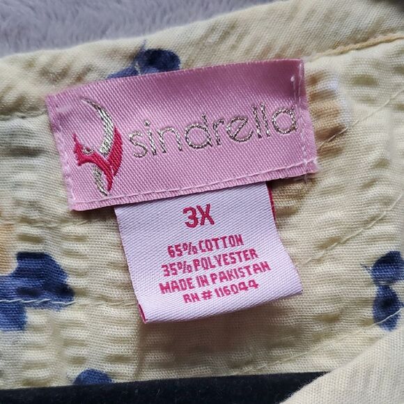 SINDRELLA | 3X ( MEDIUM ) WOMENS GIRLS | DUSTER BUTTON DOWN NIGHTGOWN in YELLOW - Picture 2 of 14